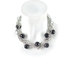 Naszyjnik Fashion Jewellery 13372 silver-black