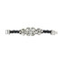 Bransoletka Fashion Jewellery 13680B silver-black