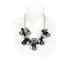 Naszyjnik Fashion Jewellery 13908 silver-black