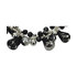 Naszyjnik Fashion Jewellery 13908 silver-black