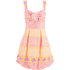 Sukienka Stabo 7180 pink-yellow