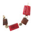 Naszyjnik Fashion Jewellery N3928 red