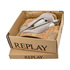 Sandały Replay RP490004T platin
