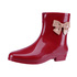 Kalosze Mel Ankle Boots Sp 32051 red-pink