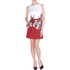 Sukienka DOTS 43102 white-red