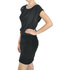 Jedwabna sukienka Nougat NL1131 black