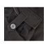 Płaszcz z drapowaniami DOTS 82327 dark brown