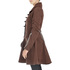 Jesienny płaszcz DOTS 82327 brown