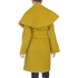 Musztardowy płaszcz DOTS 82363 mustard