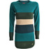 Długi sweter z angorą SMF 129557 verde