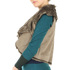 Długi sweter z angorą SMF 129557 verde