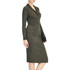 Drapowana sukienka Nougat NL1243 olive
