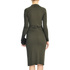 Drapowana sukienka Nougat NL1243 olive