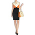 Sukienka DOTS 45313 black orange