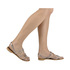 Płaskie sandały glamour Les Tropéziennes Hashiba pewter-gold-silver
