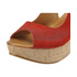 Skórzane sandały Mascha Michela 13495 rosso crosta