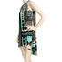 Sukienka w geometryczne wzory DOTS 4SU4 black green