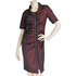 Drapowana sukienka DOTS 43117 red