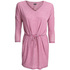 Dzianinowa sukienka DOTS 45537 grey-pink