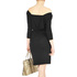Sukienka z drapowaniem DOTS 45205 black