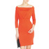 Neonowa sukienka DOTS 45205 orange