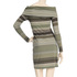 Sukienka w pasy DOTS 45208 brown striped
