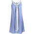 Sukienka z krawatem DOTS 45214 blue