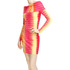 Neonowa sukienka DOTS 45208 red orange