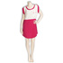 Czarująca sukienka Compania Fantastica SP13LEO09 rosa