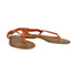 Neonowe sandały ze skóry naturalnej Inuovo Arleth OP1824 sunburn