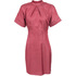 Kimonowa sukienka DOTS 45386 red