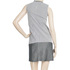 Prążkowana sukienka z zamkiem DOTS 45517 grey