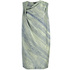 Sukienka z drapowaniem DOTS 45512 green-blue