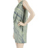 Sukienka z drapowaniem DOTS 45512 green-blue
