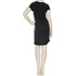 Drapowana sukienka DOTS 42103 black