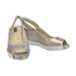 Sportowe sandały o metalicznym połysku Bronx Topaz 84074 platinum-white metallic