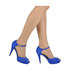 Kobaltowe sandały Bronx Seven 84056 blue