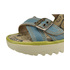 Skórzane sandały z klamrami FLY London Peach Pala P500367004 turquoise-lemon