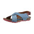 Płaskie sandały na korku DOTS SIMEN Sally 6529 blue