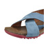 Płaskie sandały na korku DOTS SIMEN Sally 6529 blue