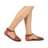 Neonowe sandały Bronx Karmina 43995 mid brown-bright pink