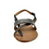 Sandały z metalowym zdobieniem Inuovo Agilo 1208 black