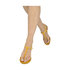 Skórzane sandały japonki Inuovo Arleth 1221 mustard