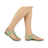 Pastelowe sandały ze skóry naturalnej Inuovo Arleth 1234 mint