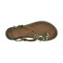 Skórzane sandały z rzemykami Inuovo Merida 1545 forest green