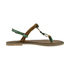Skórzane sandały z rzemykami Inuovo Merida 1545 forest green