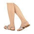 Pastelowe sandały ze skóry natualnej Inuovo Agilo 1208 peach