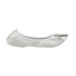Ażurowe baleriny Carinii B2431-125 white-silver