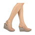Pastelowe sandały Karino 0946-079 nude