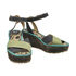 Sandały z paskiem wokół kostki FLY London Punch Pati P500395000 pistachio-indigo